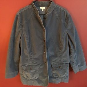 J. Jill Velour Jacket 20W Plus